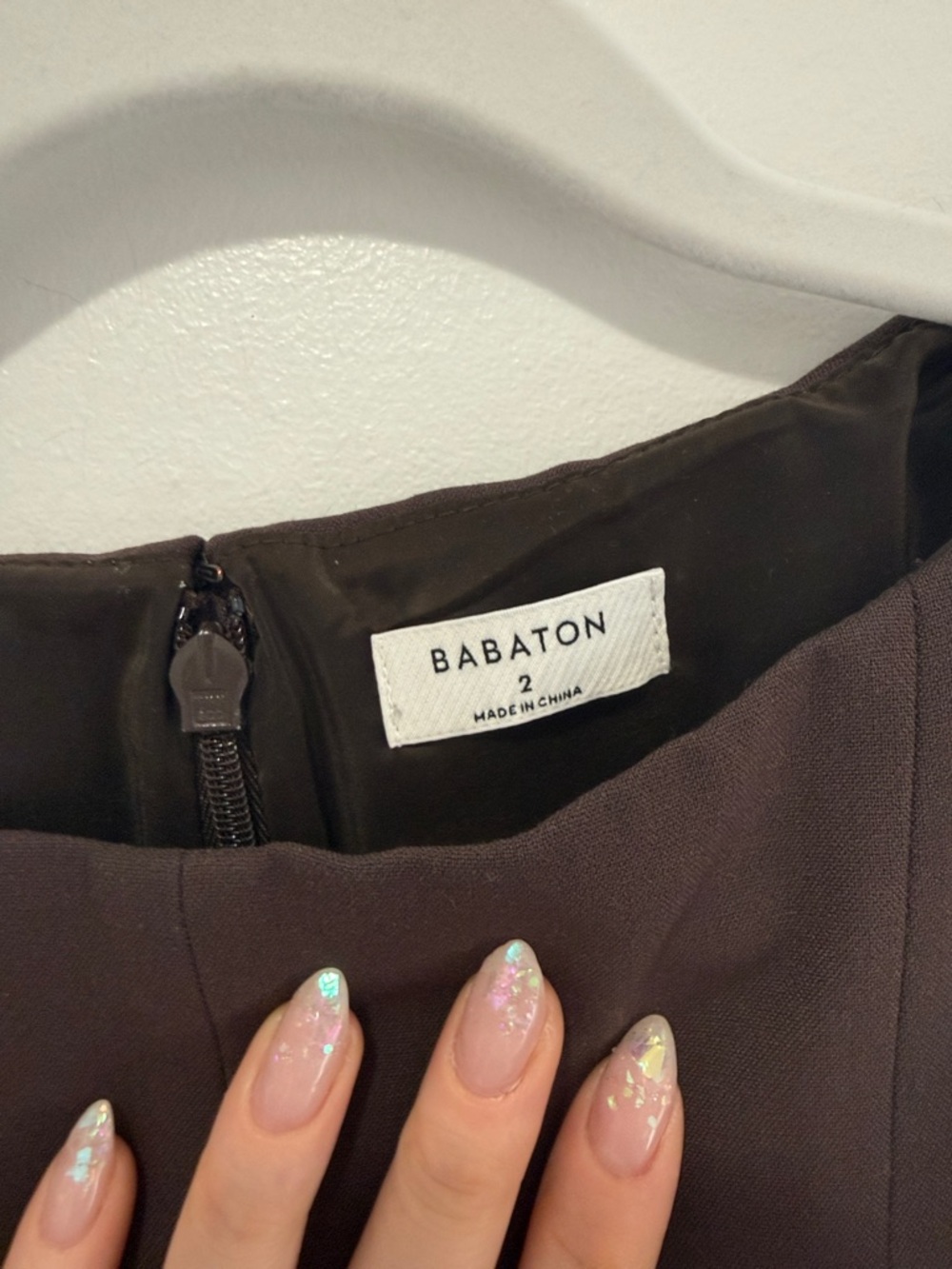 Aritzia Babaton Proxy Dress Brown | Fit & Flare Mini | Size 2 | Hourglass - Picture 7 of 8